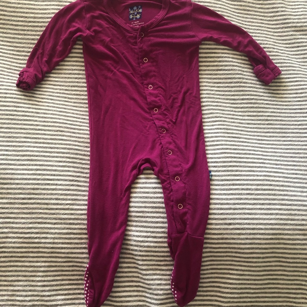 Magenta Kickee Pants